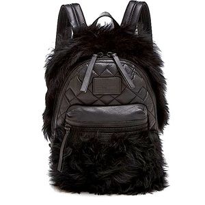 Marc by Marc Jacobs Fur Domo Biker Crossbody